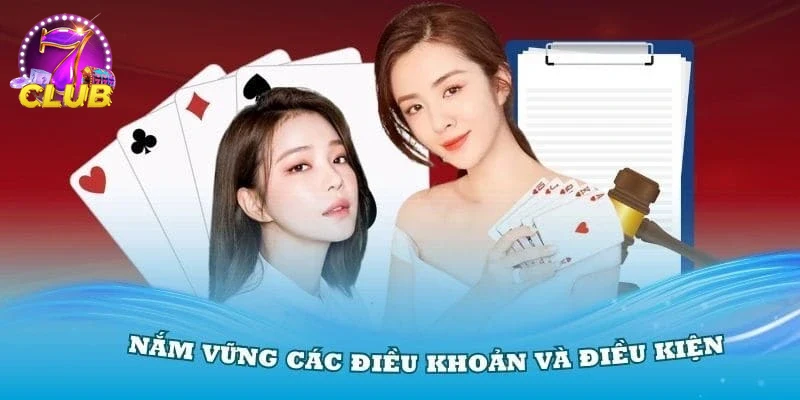 Giao diện thân thiện của điều khoản điều kiện 7CLUB