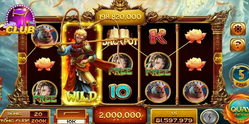 Giao diện NỔ HŨ TÂY DU KÝ sống động lấy cảm hứng Tây Du.